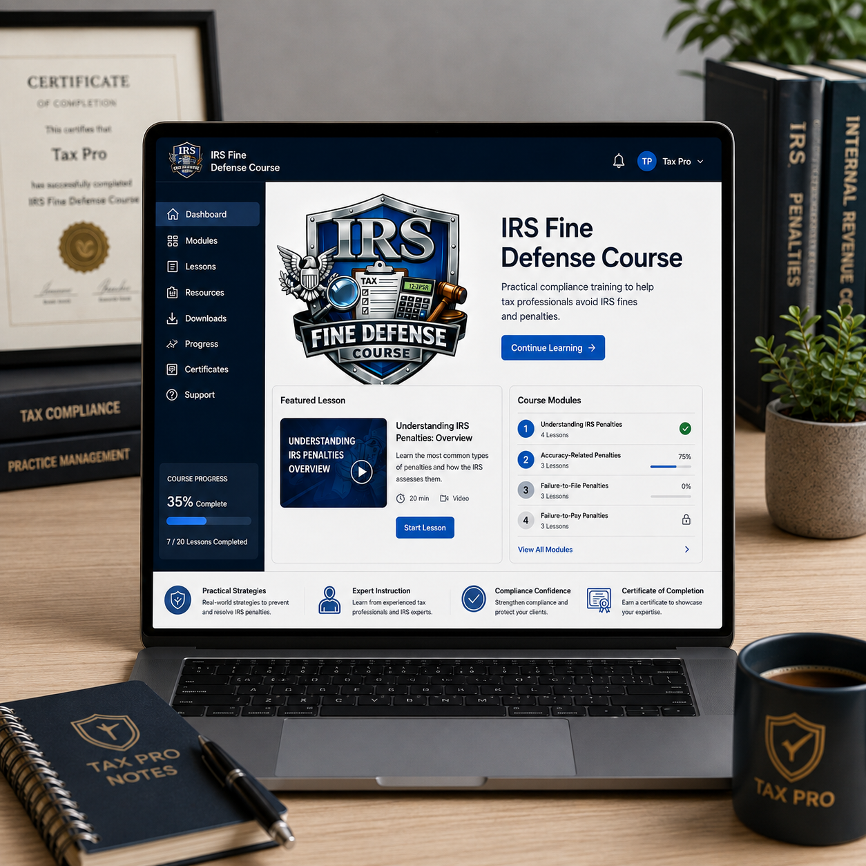 IRS Fine Defense Course